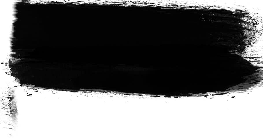 Abstract  paint brush stroke black and white transition background, animation of paint splash with alpha channel | Shutterstock HD Video #29123053