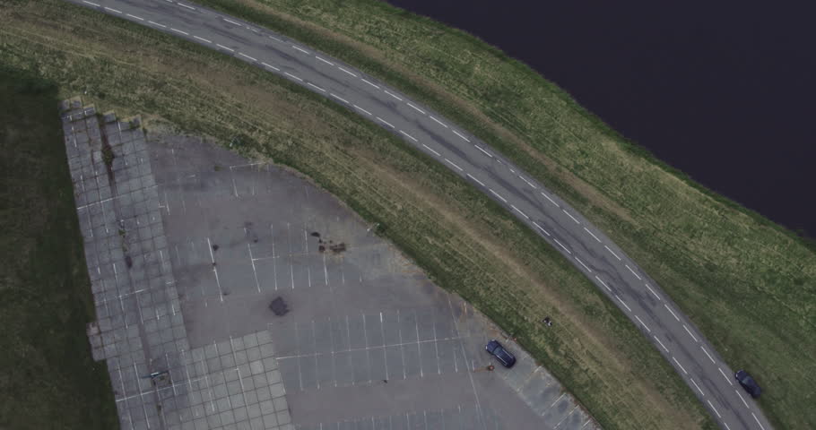 Car pulling away