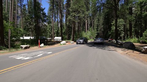 Yosemite Driving Plate Valley 02 Yosemite Falls