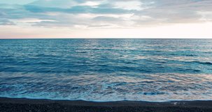 Beautiful wild beach with turquoise blue sea waves splashing – Seaside Landscape
Background 4k Video