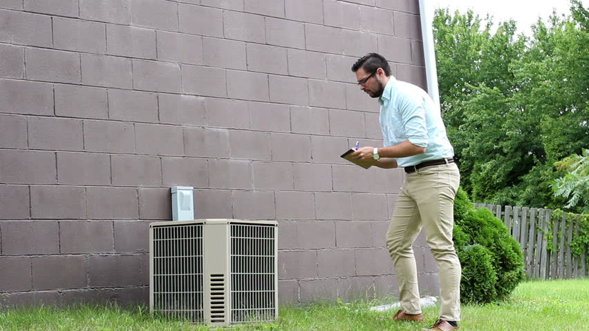 Young Home Inspector Contractor Takes Notes Stock Footage Video 100   1 