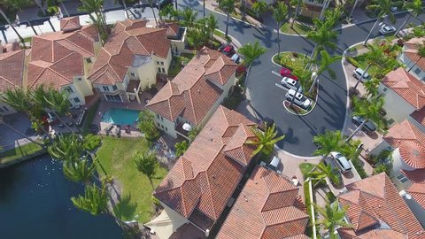 Miami aerial drone footage 4k