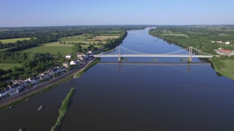 THE LOIRE VIEW BY DRONE AT SAINT-FLORENT-LE-VIEIL
Aerial view of the Loire filmed by drone, Saint-Florent-Le-Vieil, France
Loire Valley, Saint-Florent-Le-Vieil, Maine-et-Loire, France