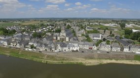 THE LOIRE VIEW BY DRONE IN SAINT-MATHURIN-SUR-LOIRE
Aerial view of the Loire filmed by drone, Saint-Mathurin-sur-Loire, France
Loire Valley, Saint-Mathurin-sur-Loire, Maine-et-Loire, France