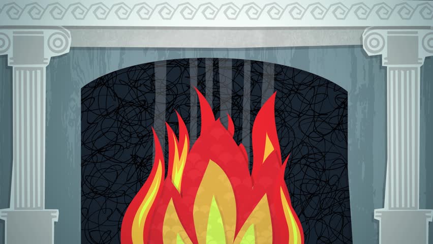 fireplace 3d cutout