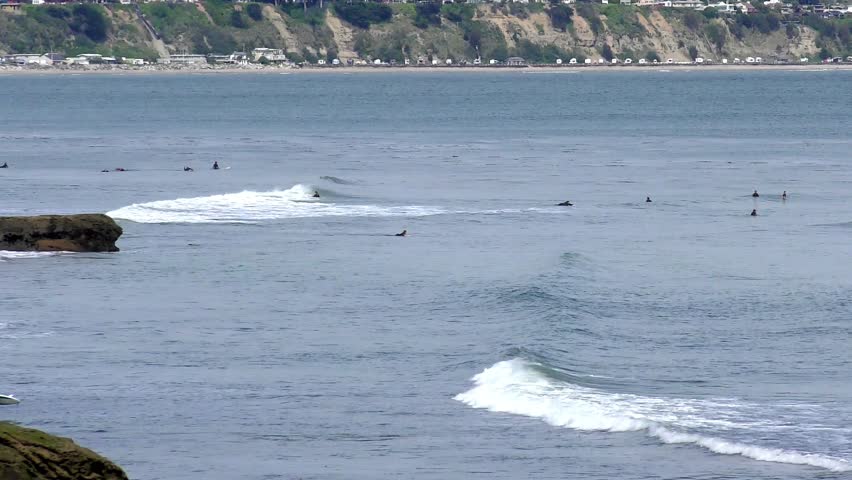 Santa Cruz, Pleasure Point, on the northern Monterey Bay in Santa Cruz County, California, USA, a world renowned surf location