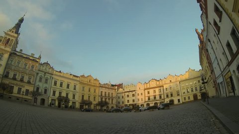 Evening time-lapse of Pernštýn square in Czech Republic (autumn 2016)
