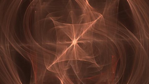 Abstract fractal art transformation background. Loopable.