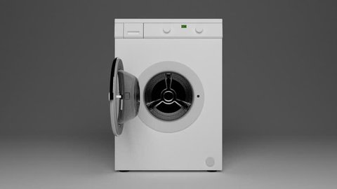 washing machine drum rotating. Homework