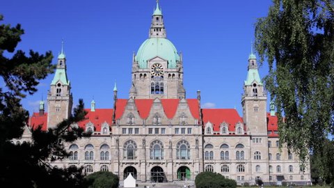New City Hall Of Hannover Stock Footage Video 100 Royalty Free Shutterstock