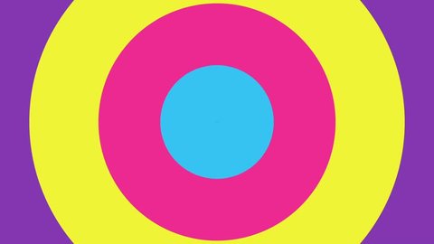 pop up circle for your ads media title.
rotate colorful pink blue yellow purple popup.