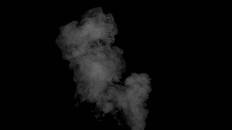 Smoke cloud of e-cigarette