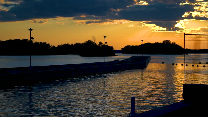 Beautiful Summer Sunset in Montreal, Canada