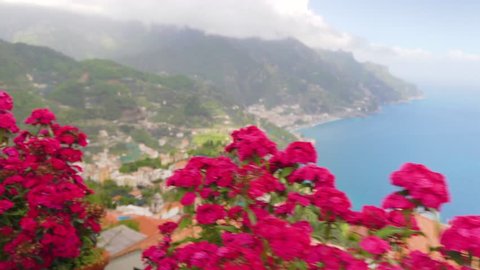 beautiful view in Ravello southern Italy
