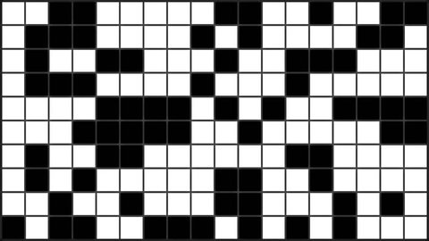 black and white flashing chequered squares - dance floor element