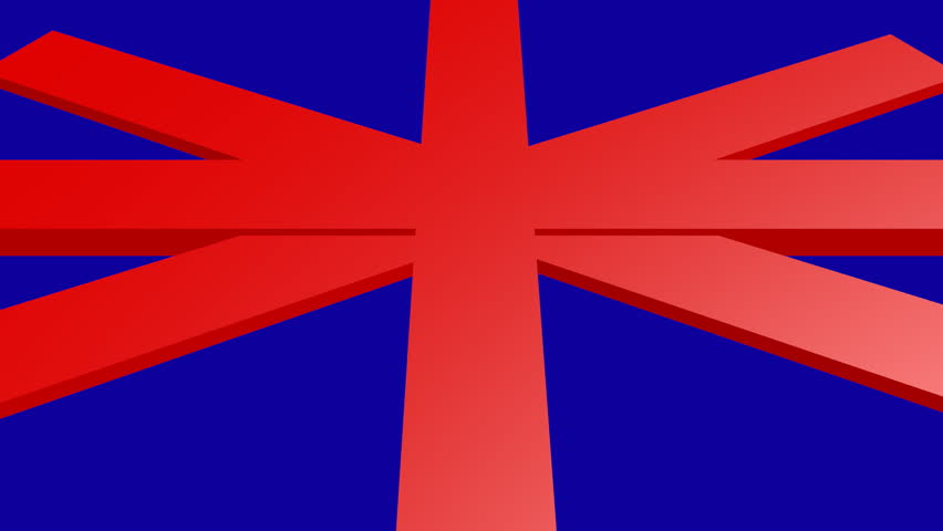 Great Britain National Flag Stock Footage Video (100% Royalty-free