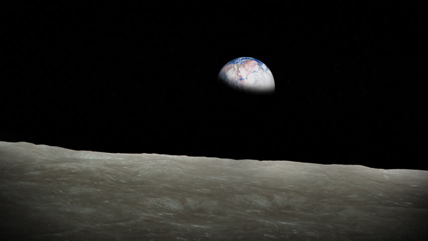 A time-lapse recreation of the famous photograph taken of the Earth as seen from