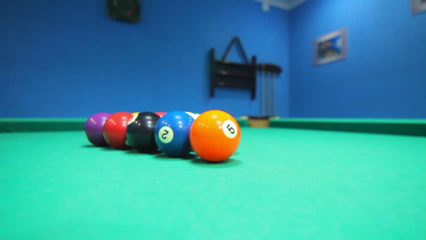 lighted billiard balls