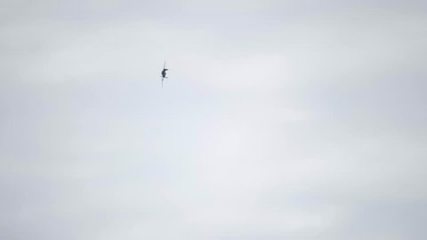 RNAS YEOVIL, United Kingdom - 8th July 2017. US Air Force P-51 Mustang fighter takes part in Yeovil Air Show along with other planes from the 2nd World War