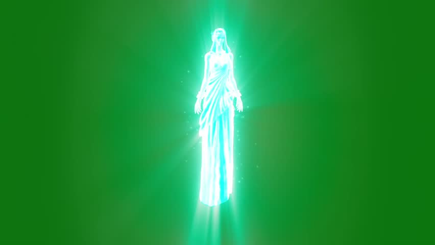 Ghost Goddess Divine Apparition Green Screen Stock Footage Video 100 Royalty Free 29345227 8586