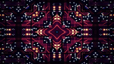 Video Background 1023: Intersecting circuit boards (Loop).