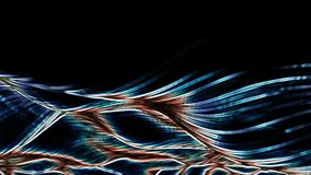 Video Background 1061: Abstract forms ripple and flow (Loop).