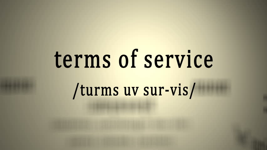 Definition: Terms of Service 