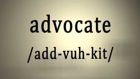 Definition: Advocate