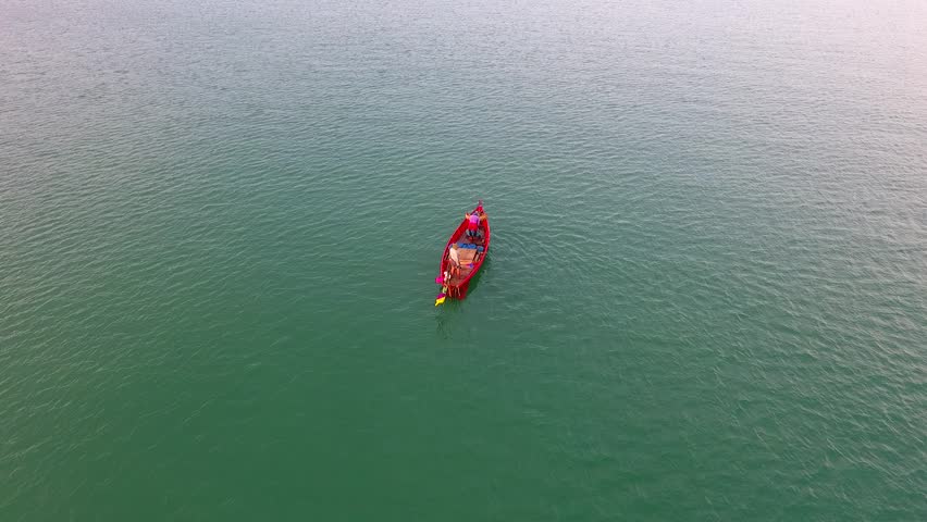 Fisher man on the boat