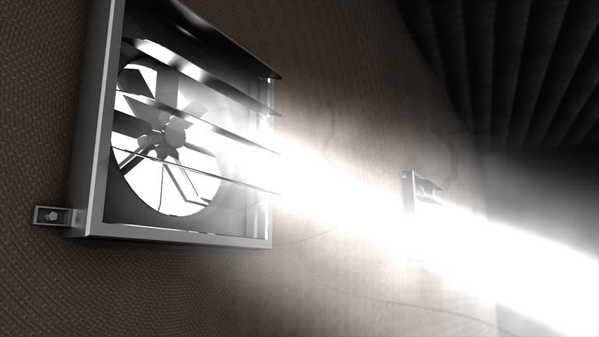 Factory ventilation fan.