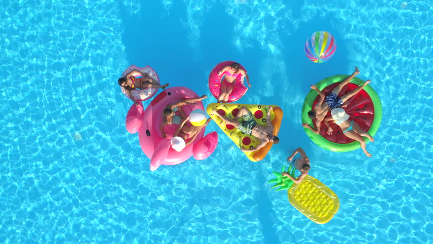 floaties in pool
