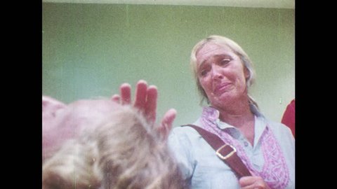 1980s Distraught Mom Dad Walk Over Stock Footage Video (100% Royalty ...