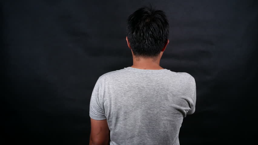 Man vaping electronic cigarette makes smoke clouds, guy smoking e-cig, nicotine addicted