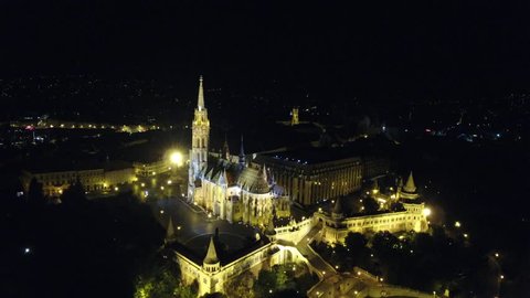 Roman Catholic Church In Budapest Aerial View Budapest Hungary