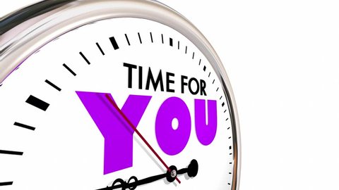 Time for You Free Moments Clock Hands Ticking 3d Animation