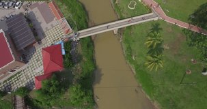 Aerial video of an abandoned castle in northern Malaysia.