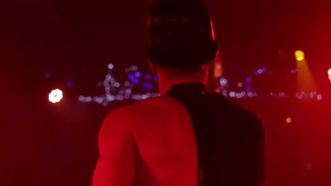 Sexy Man Dance Night Club Stock Footage Video (100% Royalty-free
