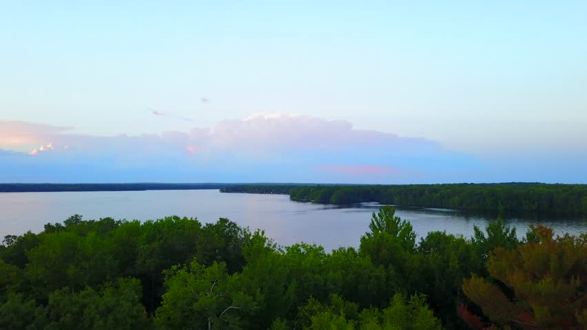 Flying Across the Lake!