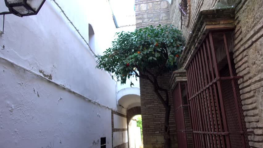 Calleja de la Luna in Cordoba. Cordoba is city in Andalusia, southern Spain.