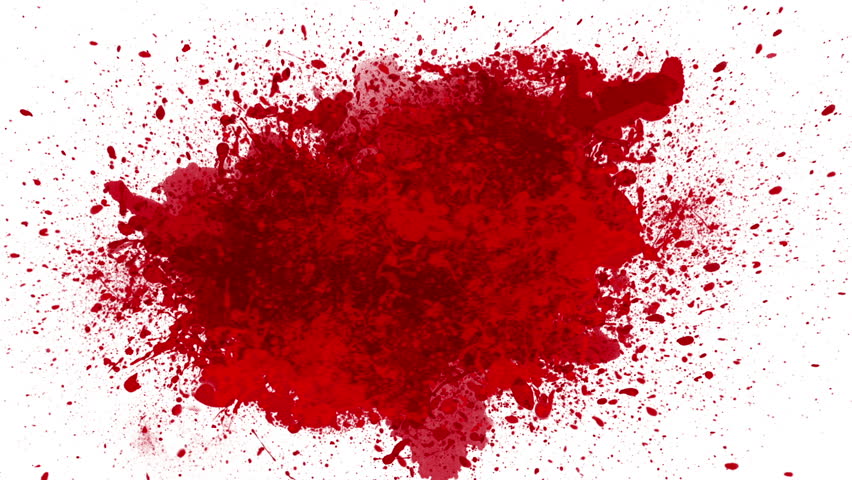 blood splash on white background Stock Footage Video (100% Royalty-free ...