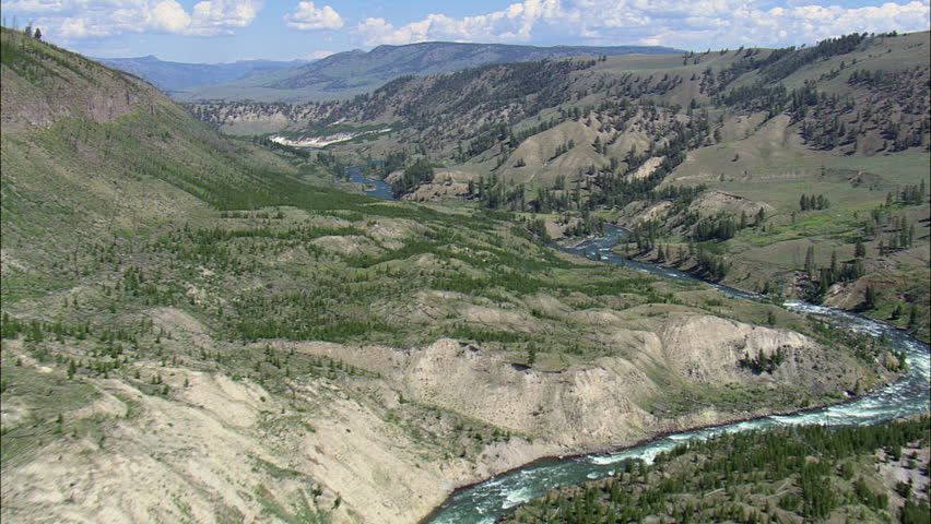 Yellowstone River In Canyon