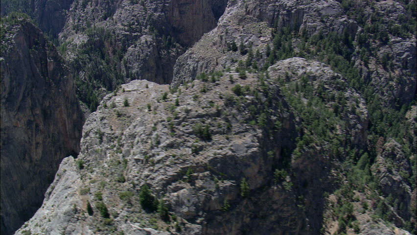 Canyon Formed By Clarks Fork Yellowstone River