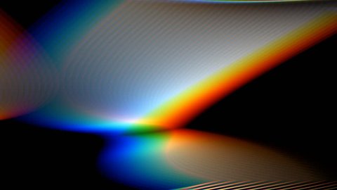 rainbow prism light abstract background Video de stock