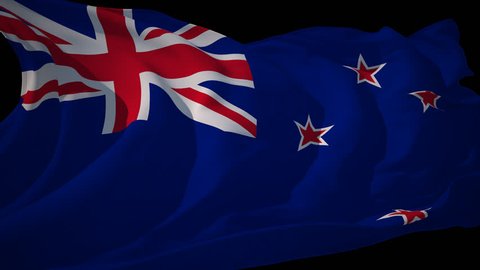 Flag New Zealand Alpha Loop 1080p png