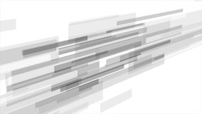 Grey abstract tech futuristic motion design. Seamless looping. Video geometric animation Ultra HD 4K 3840x2160