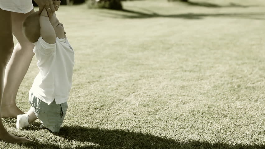 First steps of the child