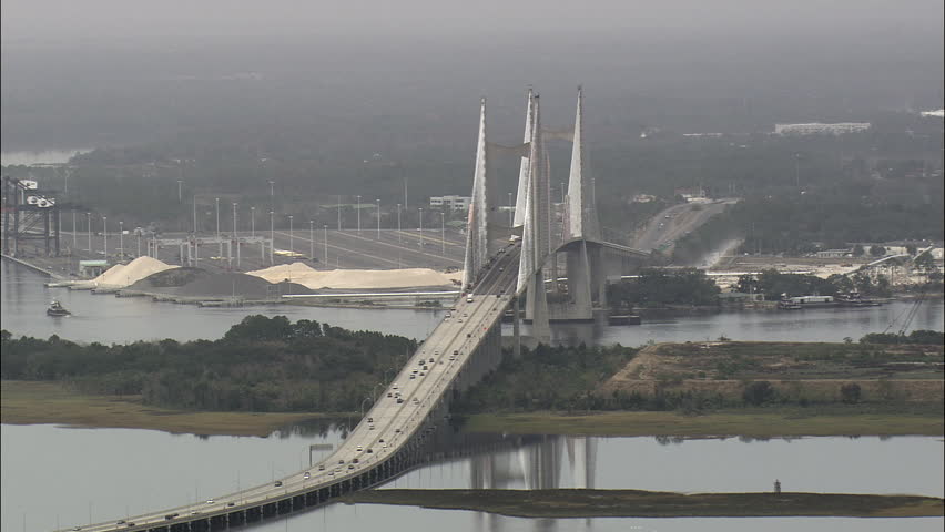 Dames Point Bridge Over St John
