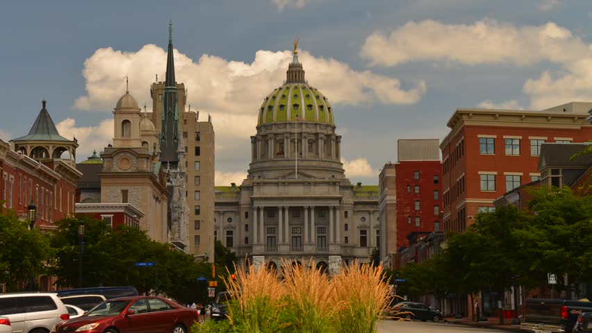 Pennsylvania State Capitol  seat of government in Harrisburg