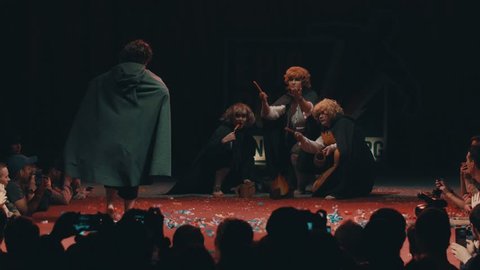 Lord rings characters Stock Video Footage - 4K and HD Video Clips