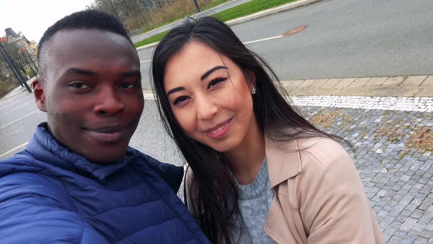 Asian Girl and Black Guy